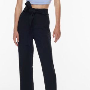 ARITZIA Tie-Front Vegan Leather Pants